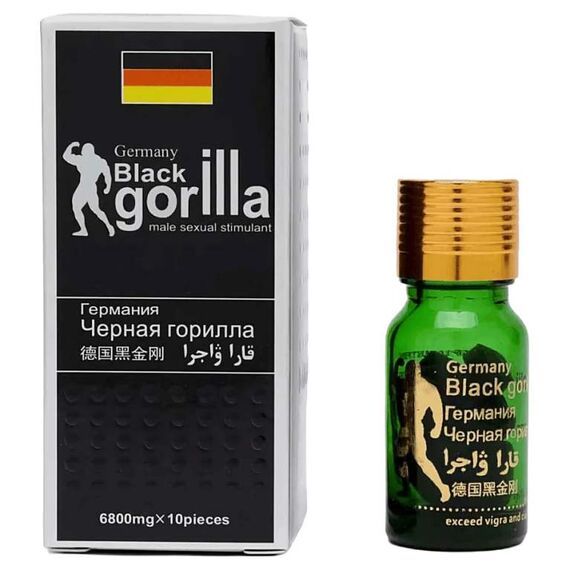Black Gorilla (Чорна Горила) - засіб для потенції ➤ 10 пігулок