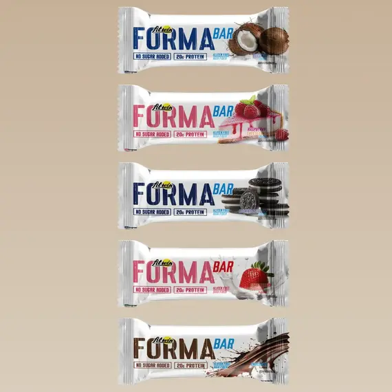 Протеїнові батончики Forma Bar FitWin ➤ Білка 33% ➤ Вага 60 г ➤ MIX - 10 шт, Смак батончика: MIX - 10 шт