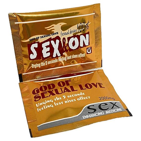 SEX&ON - збудливий порошок жіночий – купити в Україні | оригінальний продукт, Фасовка: 2 стіки