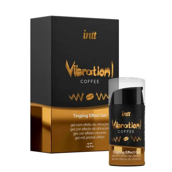 Рідкий вібратор Intt Vibration Coffee ➤ Інтенсивність відчуттів 3 з 4 ➤ Кава ➤ 15 мл, Смак: Кава, фото 2