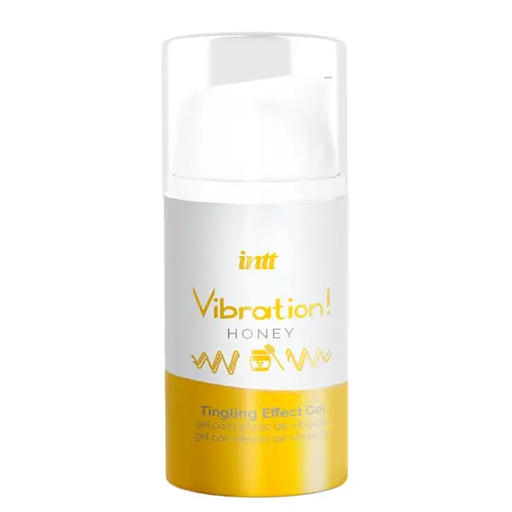 Рідкий вібратор Intt Vibration Honey ➤ Інтенсивність відчуттів 2 з 4 ➤ Мед ➤ 15 мл, Смак: Мед, фото 3