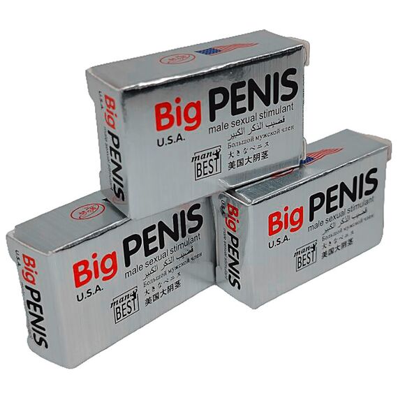 Big Penis (Великий Пеніс) - препарат для потенції та ерекції ➤ 12 табл, Фасовка: 12 табл, фото 5